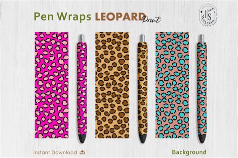 Download Pen Wrap Leopard Set 2 Files DXF Files