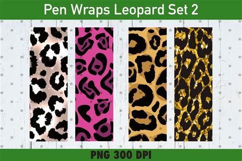 Download Pen Wrap Leopard Set 2 Files For Crafts
