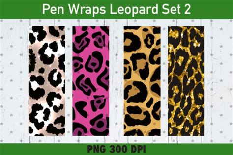 Download Pen Wrap Leopard Set 2 for Cricut Machine