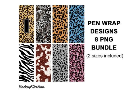 Download Pen Wrap Sublimation Design Bundle Files