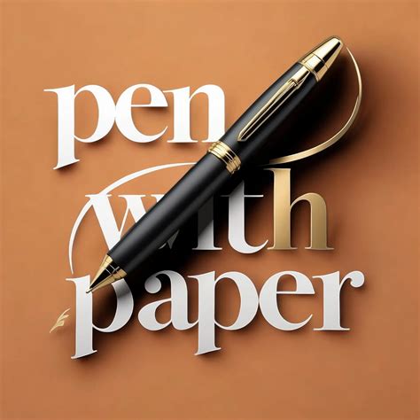 Pen and paper