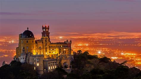 Pena Palace at Night