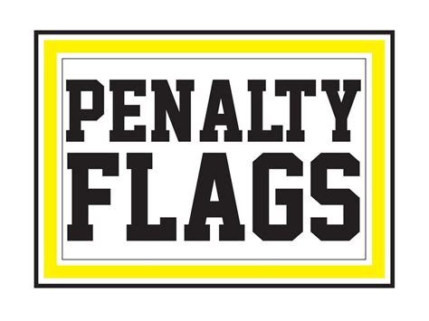 Penalty Flags Printable Sign