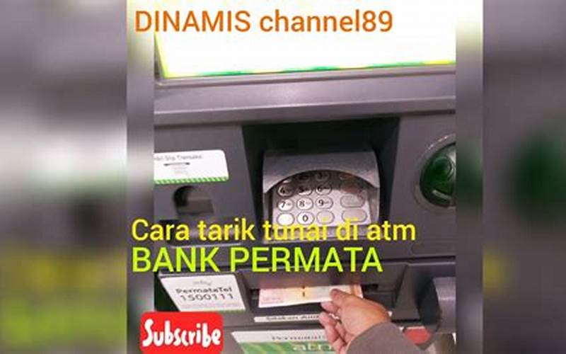 Penarikan Tunai Di Atm Bank Permata