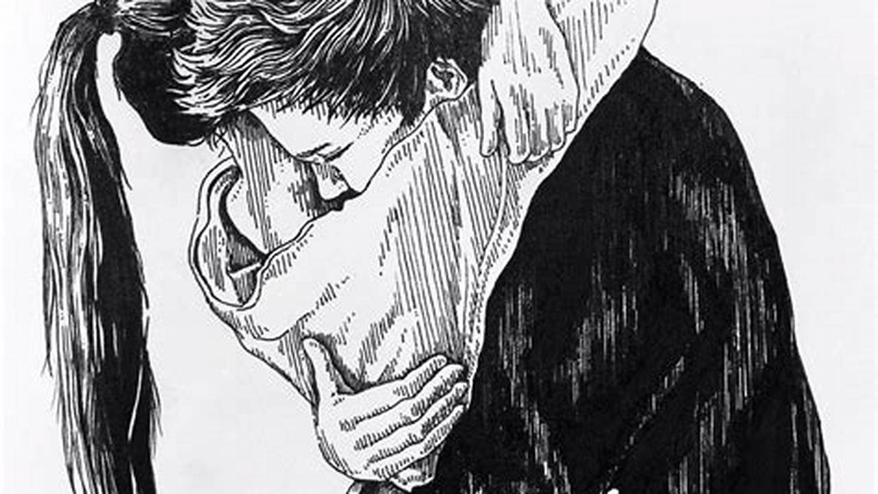 Pencil Sketches of Cute Couples Hugging: Bringing Love and Warmth through Simple Strokes