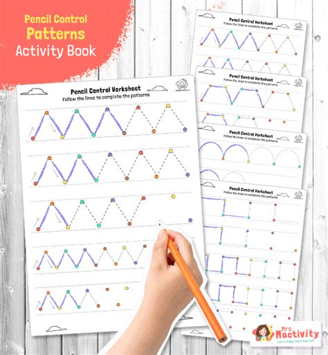 Pencil Control Practice Free Template