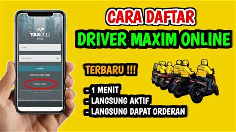 Pendaftaran Maxim Online: Mempermudah Transaksi Anda