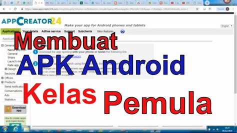 Pendahuluan tutorial membuat apk android