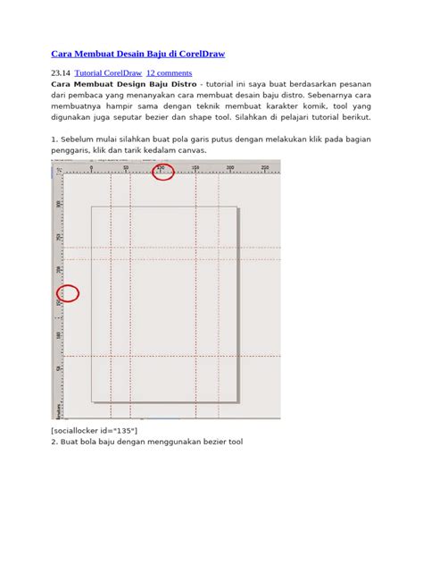 Pendahuluan tutorial membuat baju