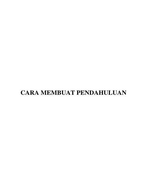 Tutorial Membuat Sempolan
