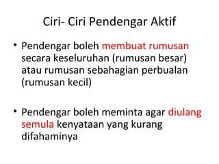 Pendengar Aktif