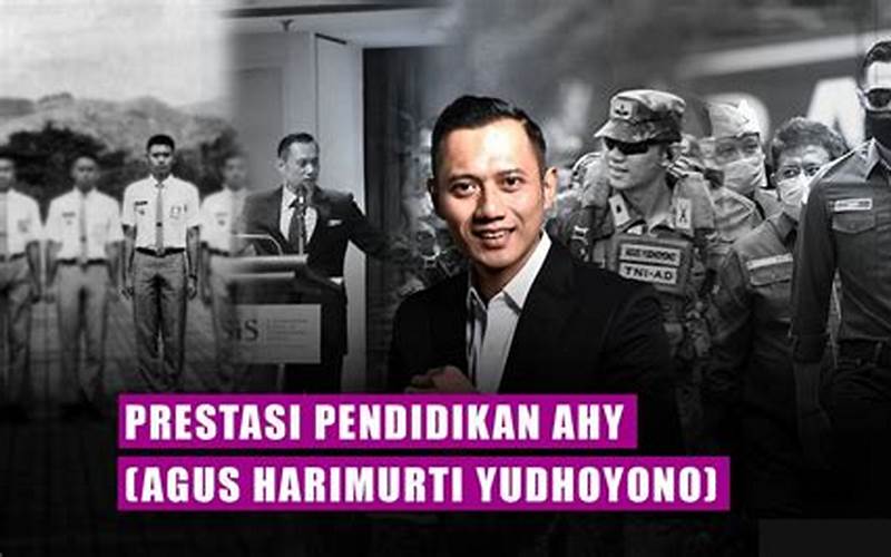 Pendidikan Agus Harimurti Yudhoyono