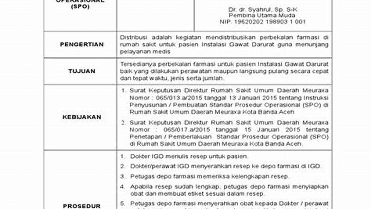 Pendistribusian, Resep6-10k