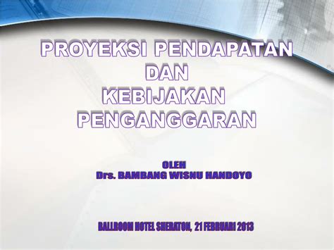 Penganggaran dan Proyeksi