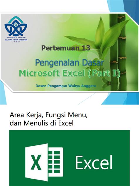 Pengenalan Excel
