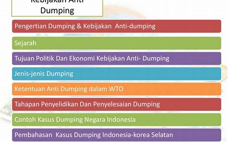 Pengertian Anti Dumping