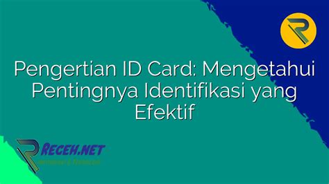 Pengertian Id