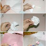 Tutorial Membuat Bunga dari Kertas Krep