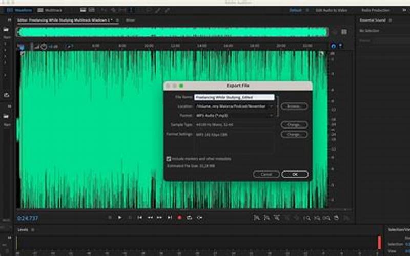 Penggunaan Adobe Audition Dalam Podcasting