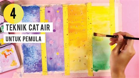 Penggunaan Cat Air Berfungsi Untuk Memberikan Warna Pada Bidang Gambar
