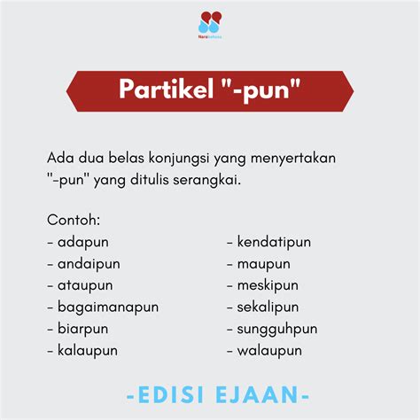 Penggunaan partikel pun dalam bahasa Indonesia