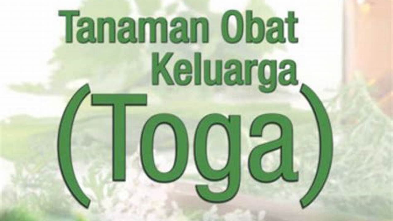 Penghematan Biaya Kesehatan, Tanaman Obat Keluarga