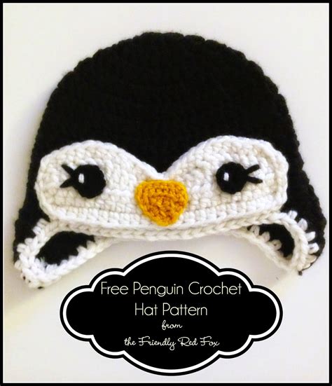 Penguin Crochet Hat