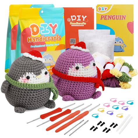 Penguin Crochet Kit