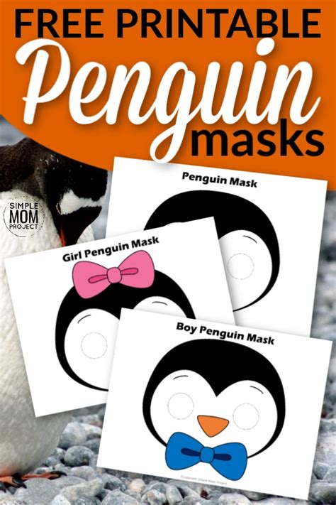 Penguin Mask Templates
