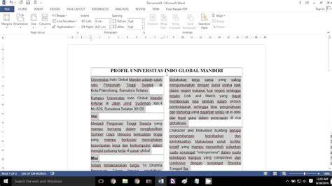 Tutorial Membuat Buletin