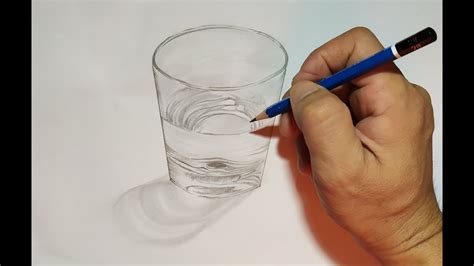 Peningkatan Kreativitas Siswa sketsa gelas 3 dimensi