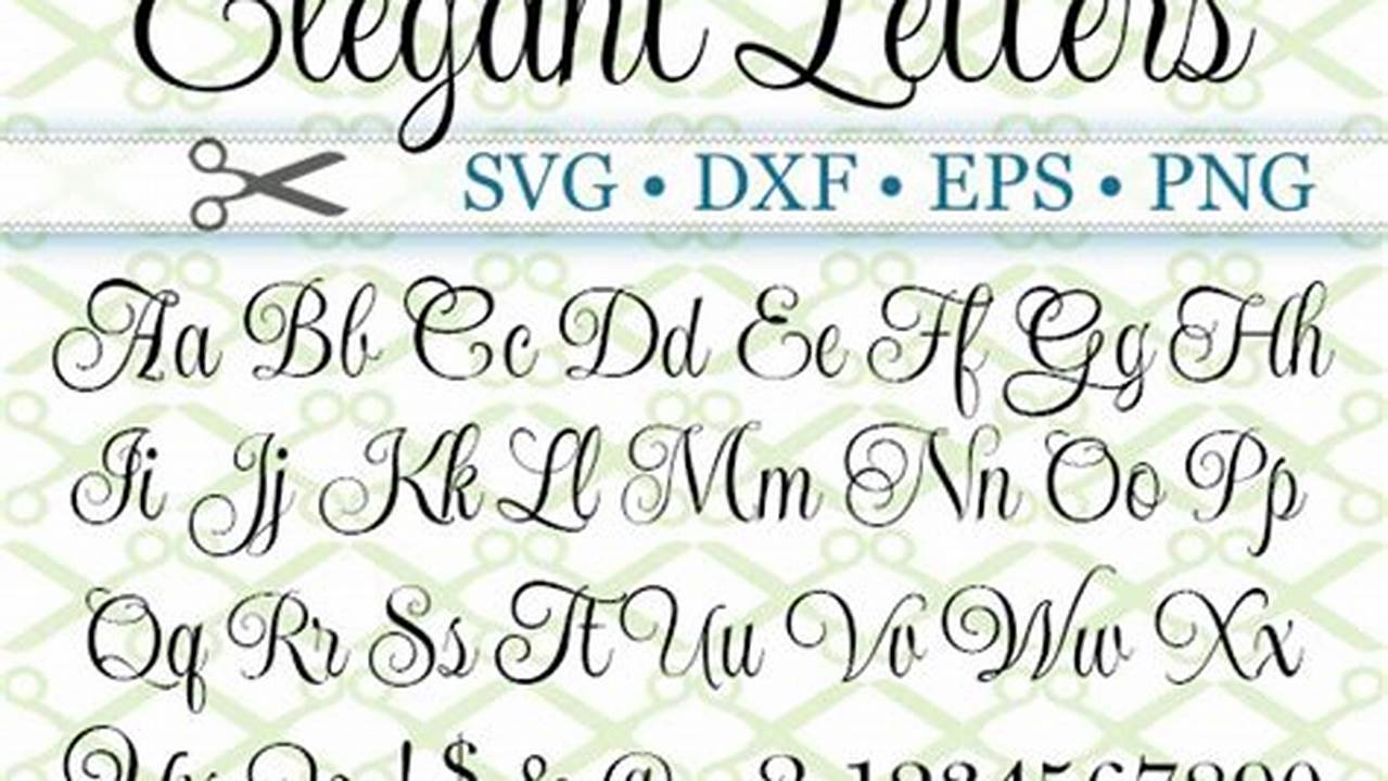 Penmanship, Free SVG Cut Files