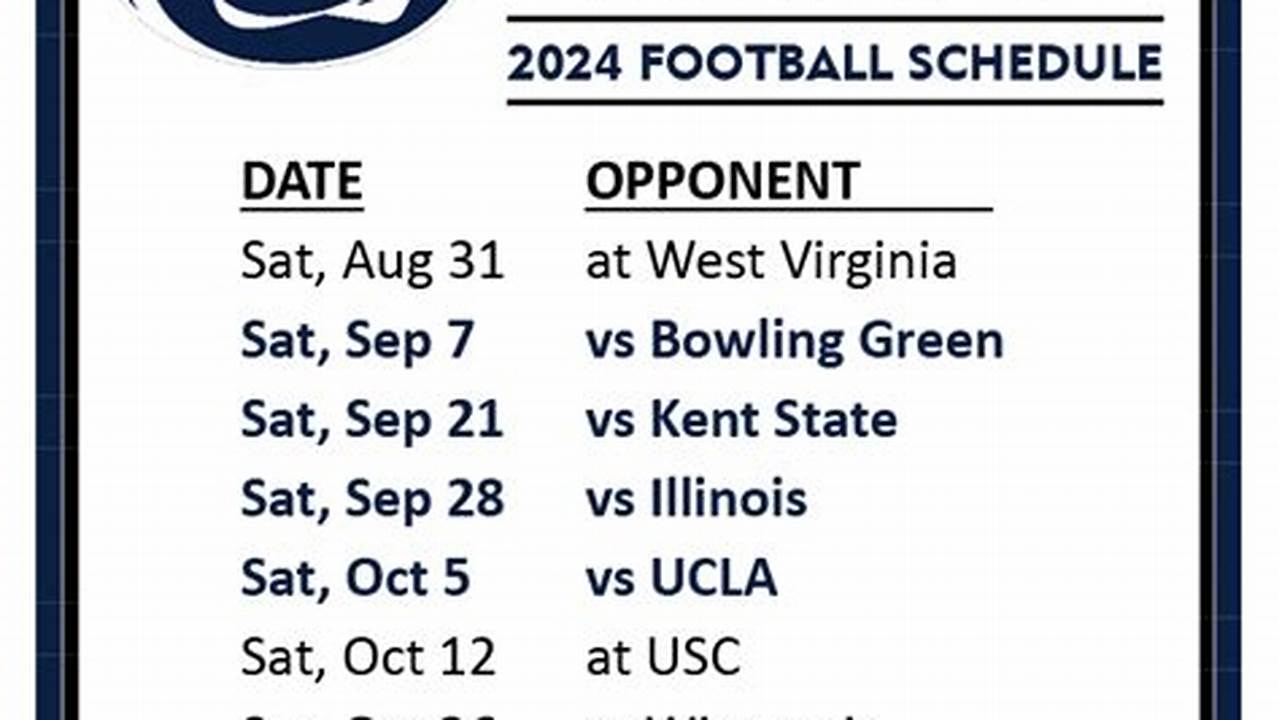 Penn State Schedule Of Courses Spring 2024