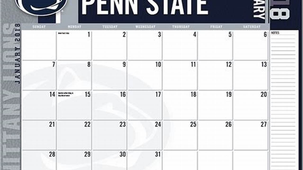 Penn State Spring 2025 Calendar