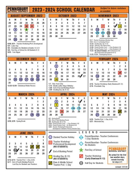 Pennsbury Sd Calendar