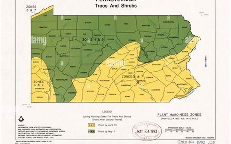 Pennsylvania Planting Zones