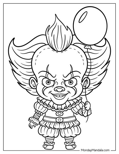 Pennywise Coloring Page