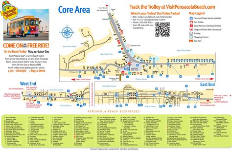 Pensacola Beach Florida Map