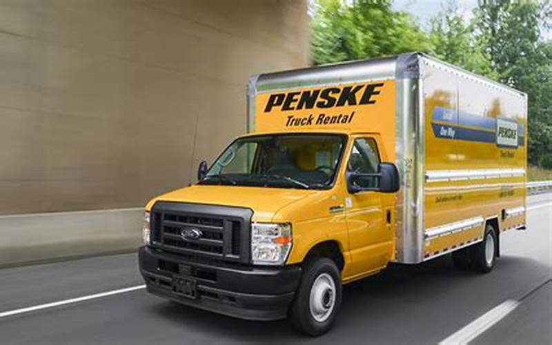 Penske Truck Benefits