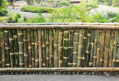 Penting 54+ Pagar Teras Dari Bambu