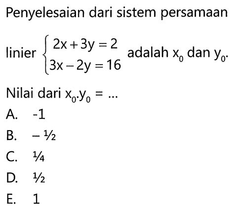 Penyelesaian Persamaan 3x+12