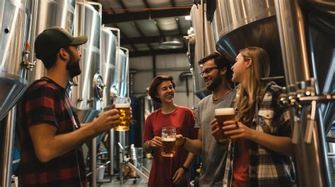 People Enjoying Craft Beer