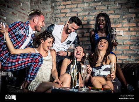 People Having Fun Party