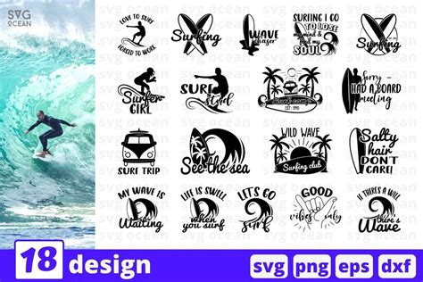 Download People Surfing SVG File - SVG Design Files