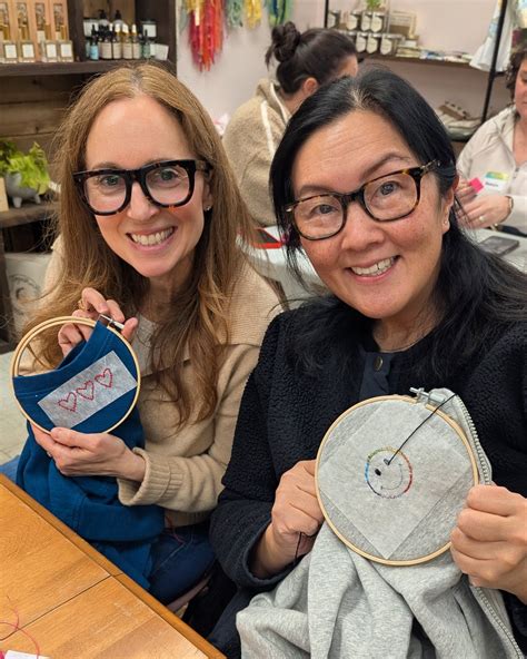 People Who Like Embroidery Workshops