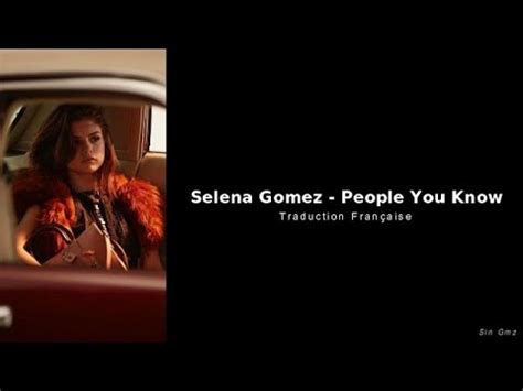 People You Know Traduction