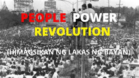 People s Power Revolution Tagalog