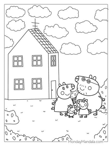 Peppa Pig Coloring Pages House