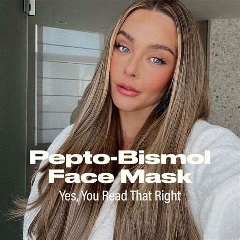 Pepto Face Mask