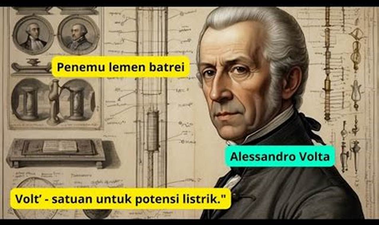 Peran Alessandro Volta Bagi Kemajuan Teknologi